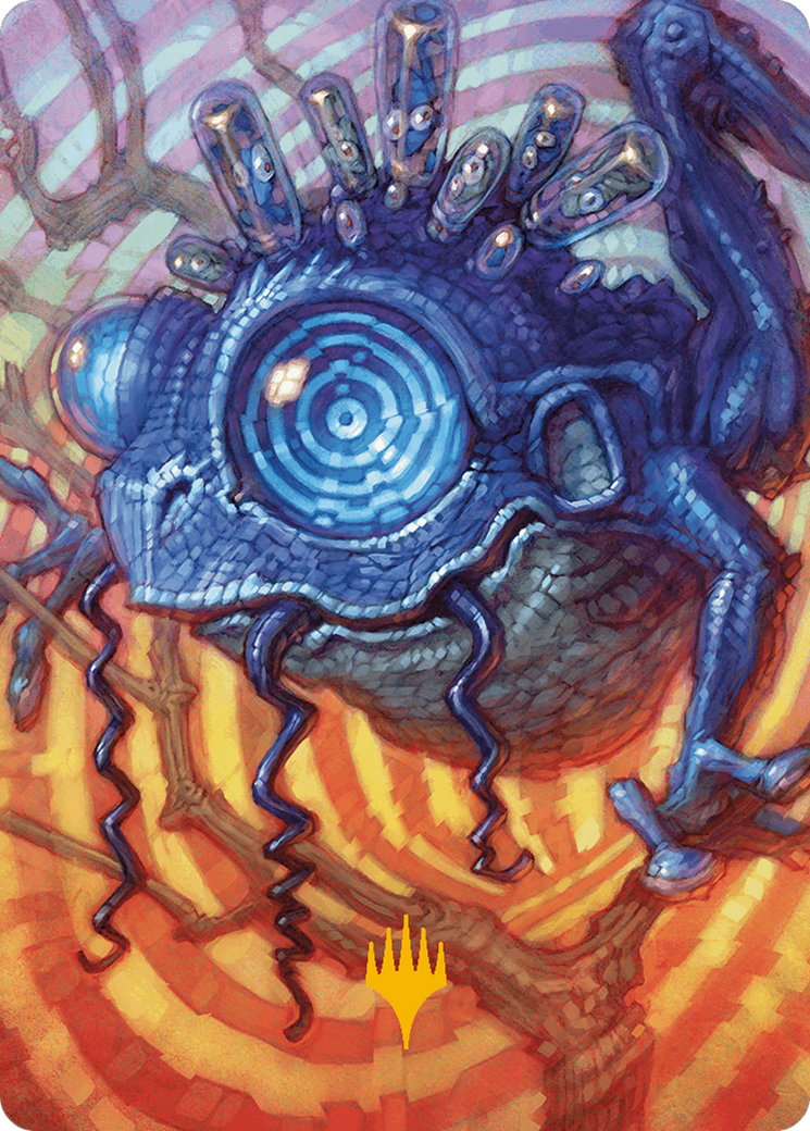 Psychic Frog Art Card (Gold-Stamped Planeswalker Symbol) [Modern Horizons 3 Art Series] | Good Games Modbury