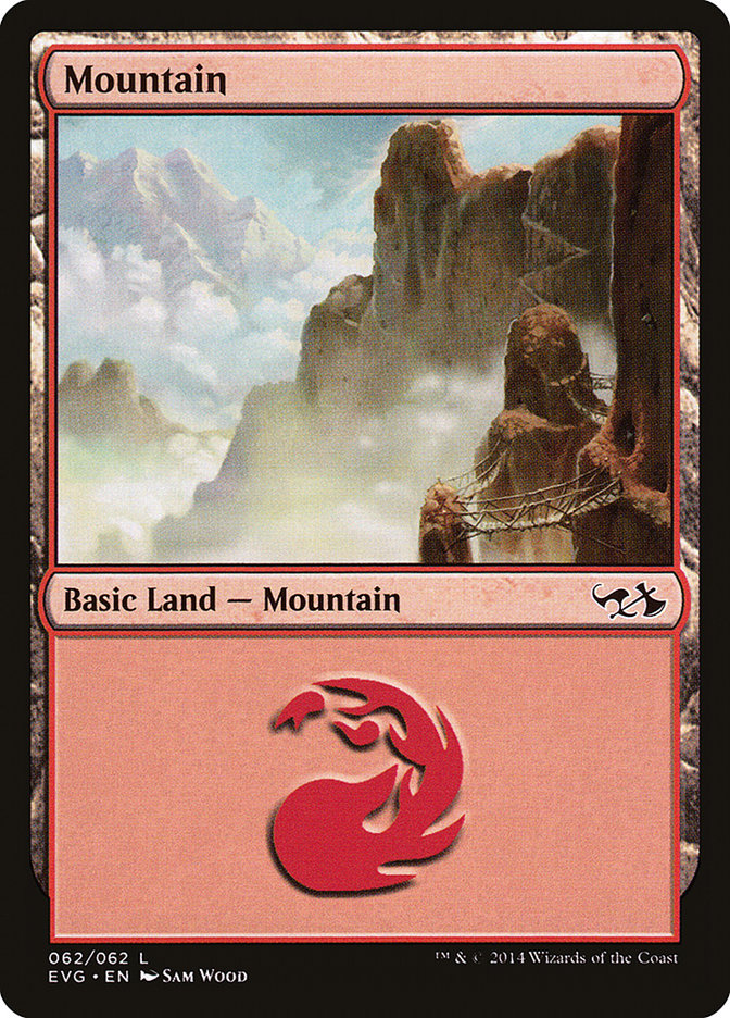 Mountain (62) (Elves vs. Goblins) [Duel Decks Anthology] | Good Games Modbury