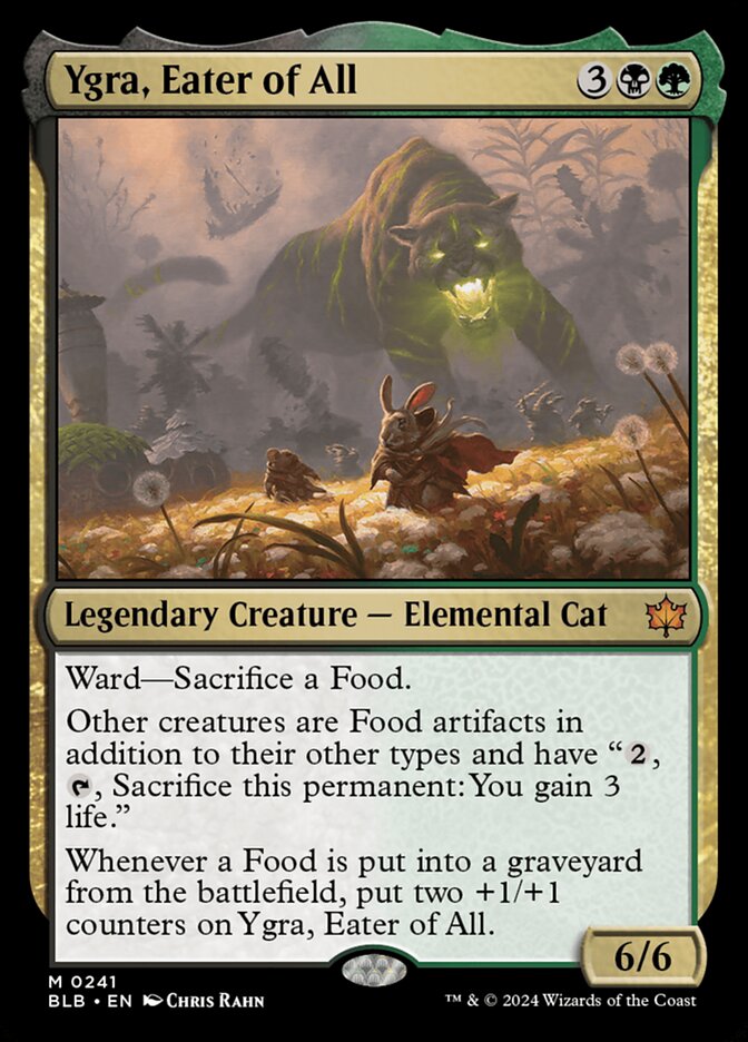 Ygra, Eater of All 241 (Bloomburrow)  - Foil | Good Games Modbury