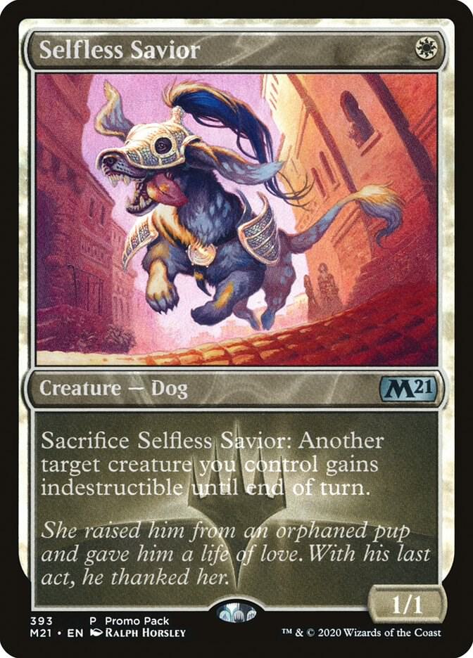 Selfless Savior 393 (Promo Pack: Core Set 2021)  - Foil | Good Games Modbury