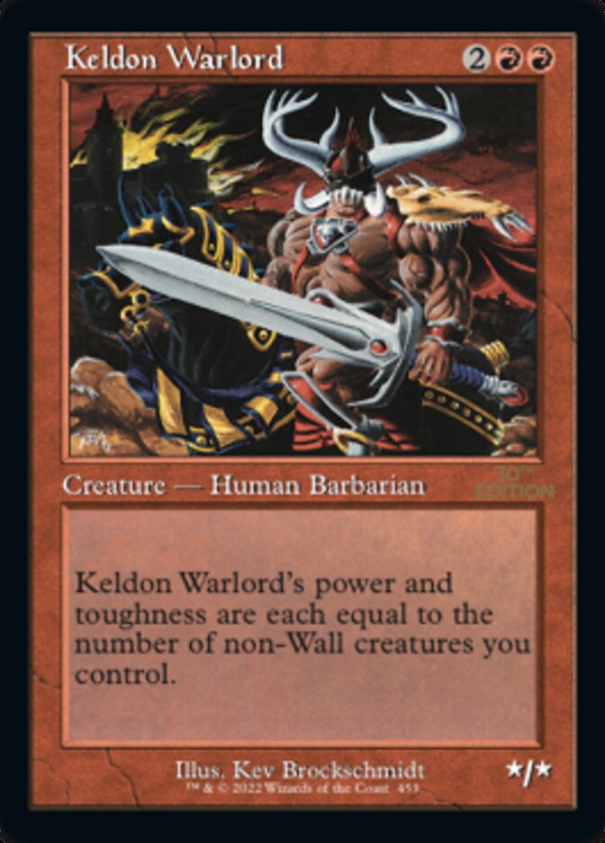 Keldon Warlord (Retro) [30th Anniversary Edition] | Good Games Modbury