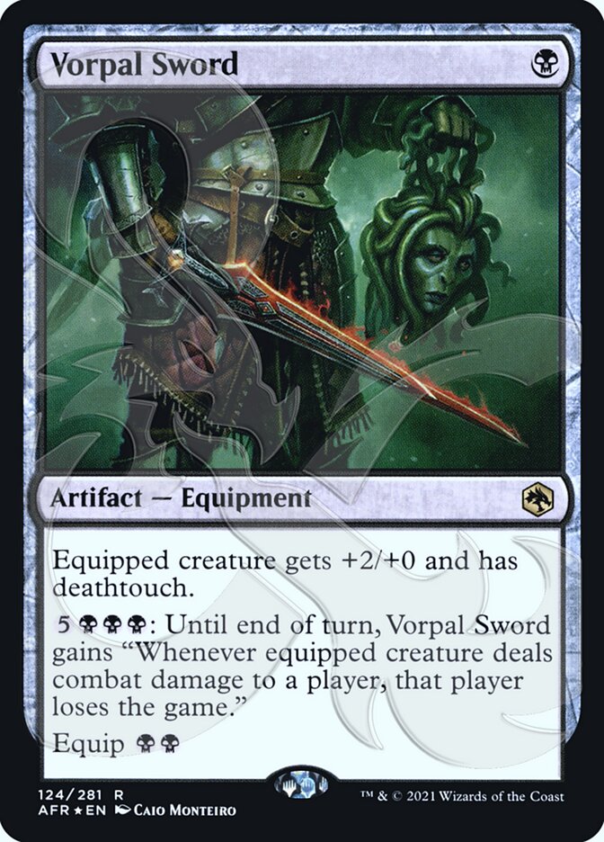 Vorpal Sword (Ampersand Promo) [Dungeons & Dragons: Adventures in the Forgotten Realms Promos] | Good Games Modbury