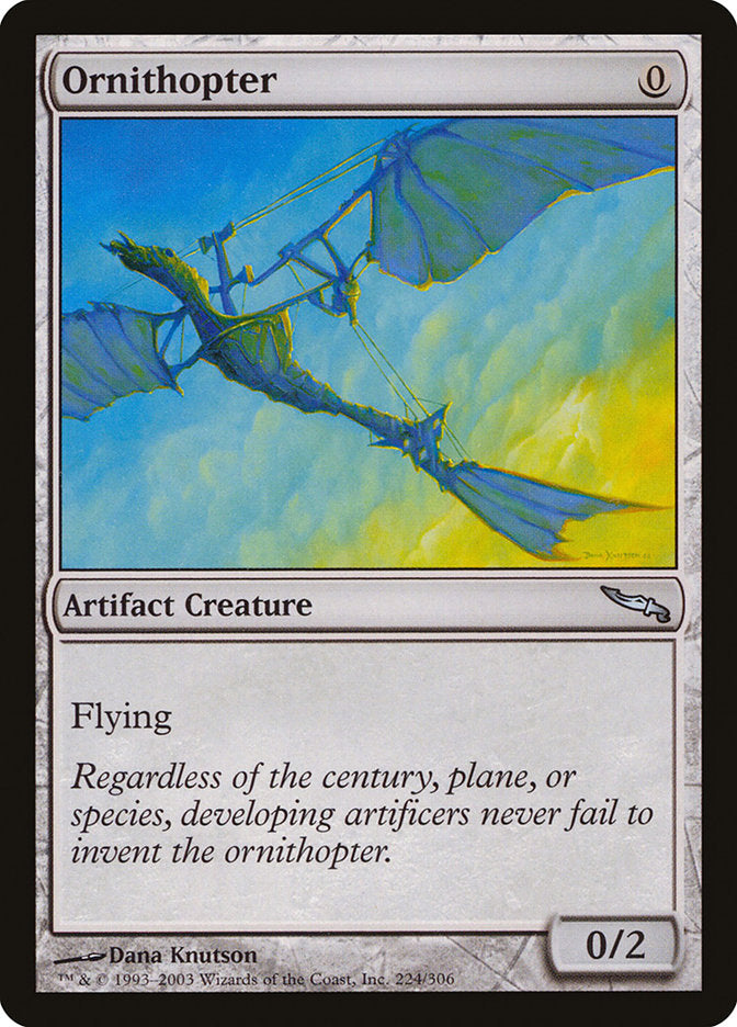 Ornithopter [Mirrodin] | Good Games Modbury