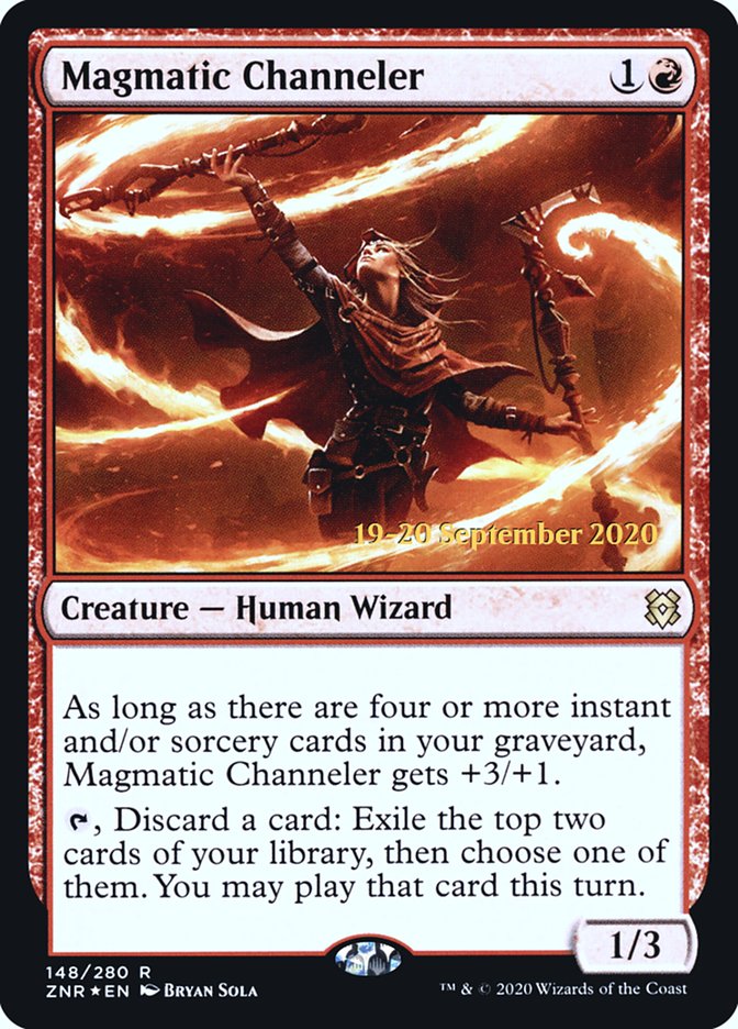 Magmatic Channeler [Zendikar Rising Prerelease Promos] | Good Games Modbury