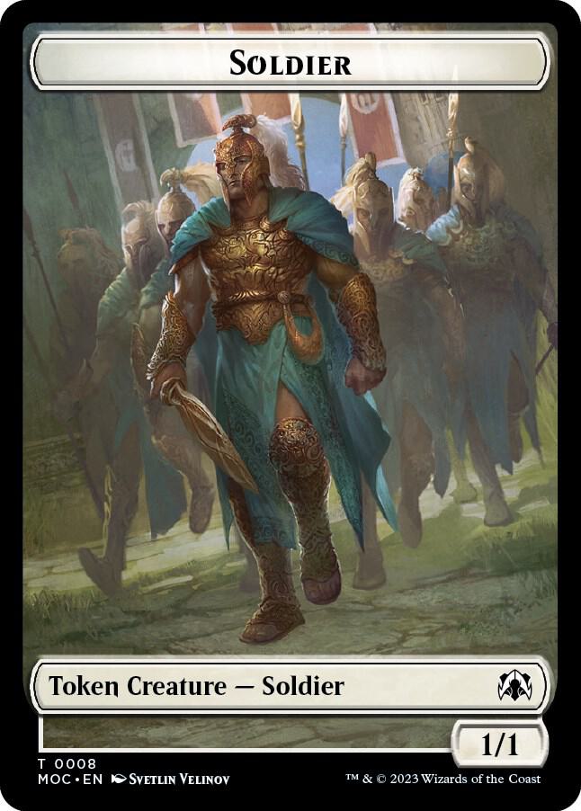 Soldier Insect Double sided Token 8 // 31 (Commander: March of the Machine)  | Good Games Modbury