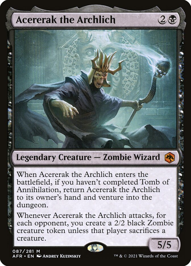 Acererak the Archlich 87/281 (Adventures in the Forgotten Realms)  | Good Games Modbury