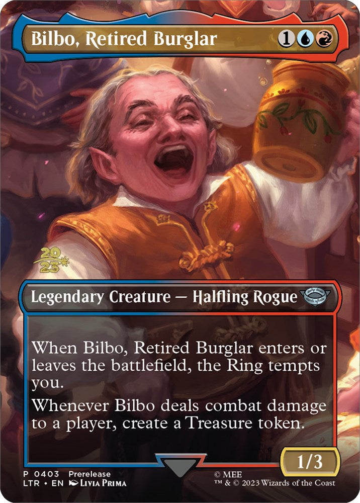 Bilbo, Retired Burglar [The Lord of the Rings: Tales of Middle-Earth Prerelease Promos] | Good Games Modbury