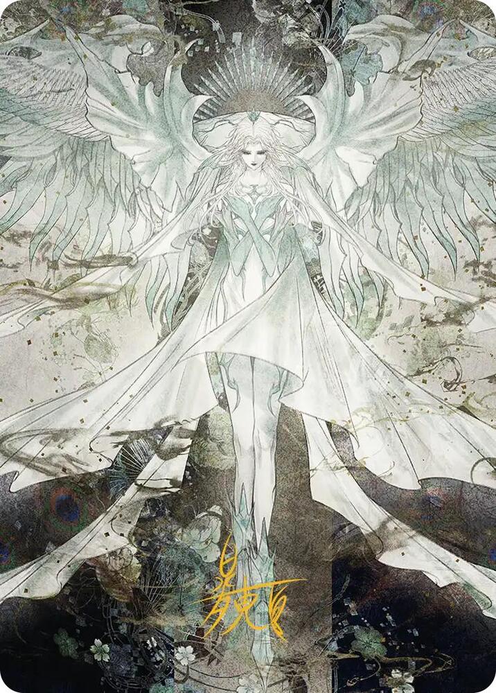 Hydaelyn the Mothercrystal Art Card Gold Stamped Signature 34 (Art Series: FINAL FANTASY)  | Good Games Modbury