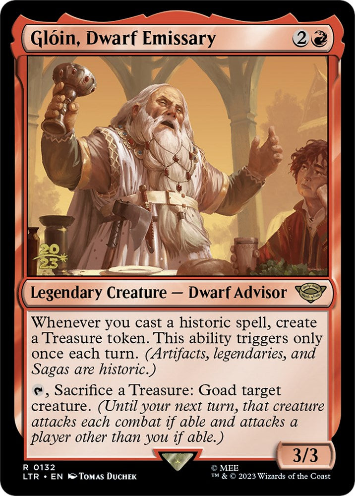 Gloin, Dwarf Emissary [The Lord of the Rings: Tales of Middle-Earth Prerelease Promos] | Good Games Modbury