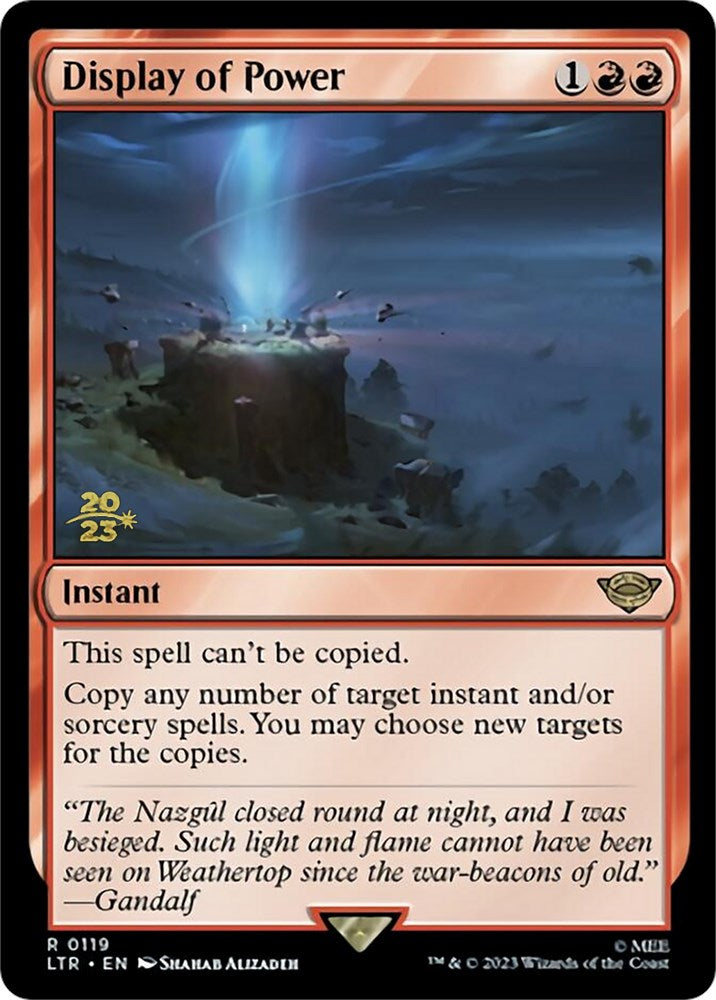 Display of Power [The Lord of the Rings: Tales of Middle-Earth Prerelease Promos] | Good Games Modbury