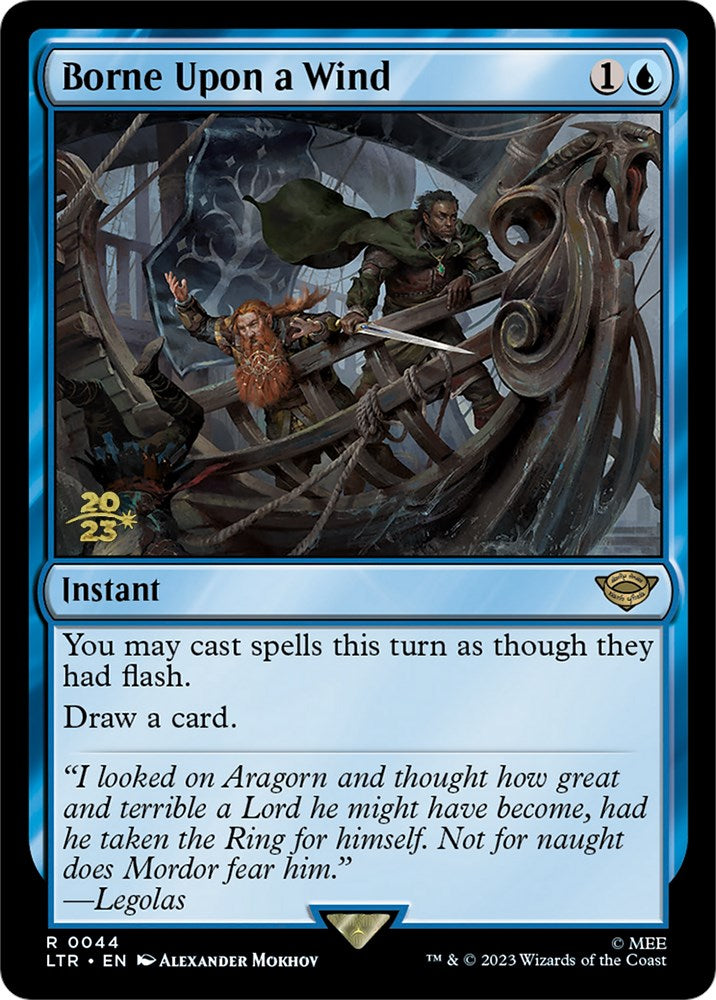 Borne Upon a Wind [The Lord of the Rings: Tales of Middle-Earth Prerelease Promos] | Good Games Modbury
