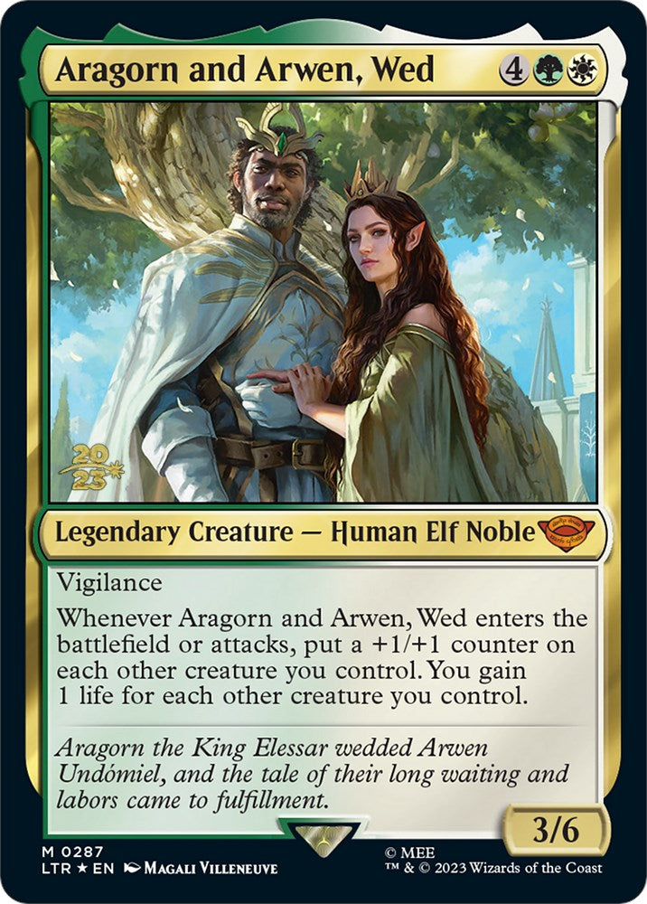 Aragorn and Arwen, Wed [The Lord of the Rings: Tales of Middle-Earth Prerelease Promos] | Good Games Modbury