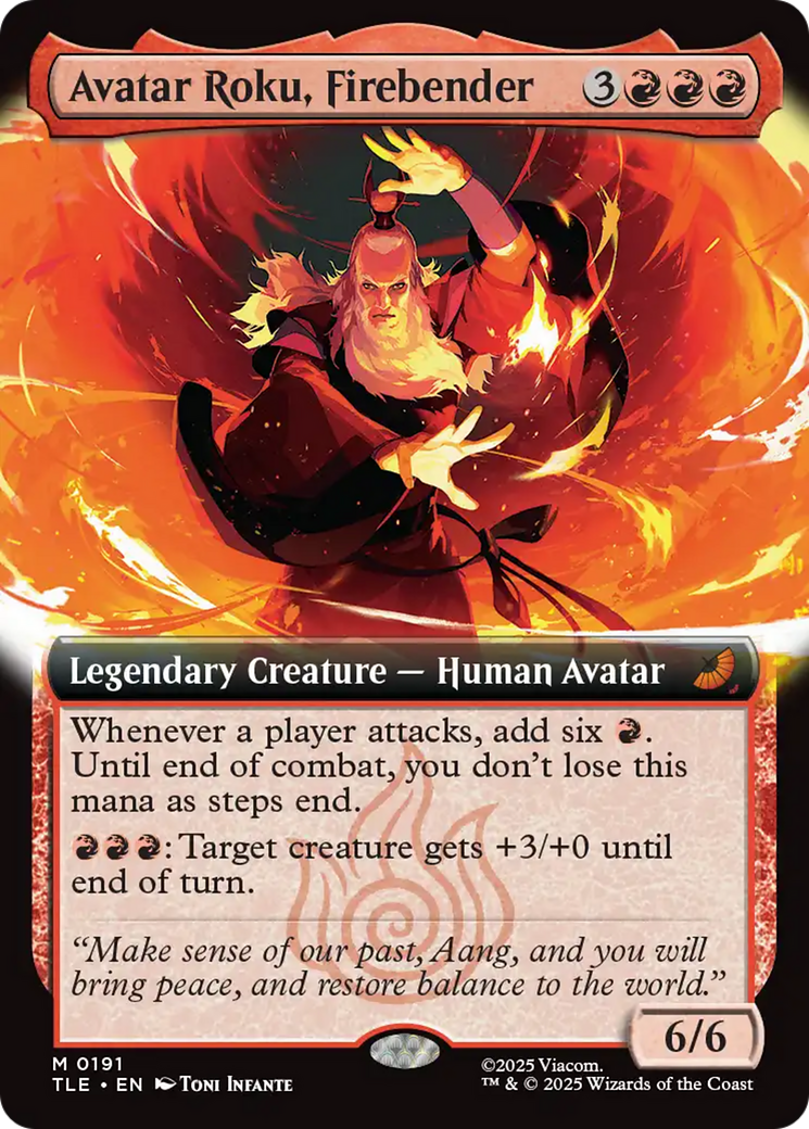 Avatar Roku, Firebender (Extended Art) [Avatar: The Last Airbender: Eternal-Legal] | Good Games Modbury