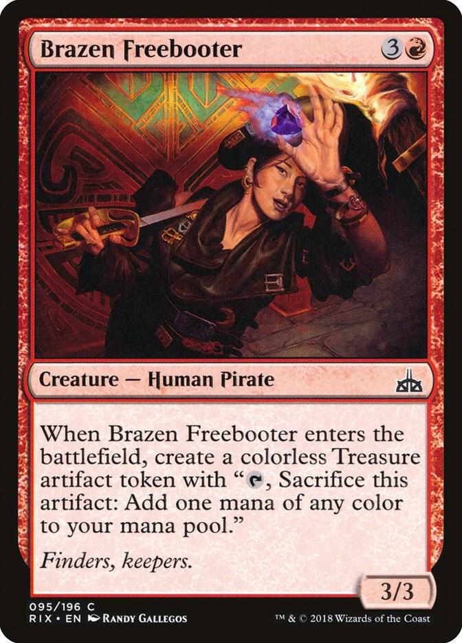 Brazen Freebooter 95/196 (Rivals of Ixalan)  - Foil | Good Games Modbury