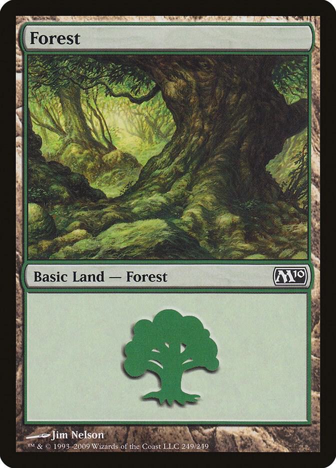 Forest 249/249 (Magic 2010 (M10))  - Foil | Good Games Modbury
