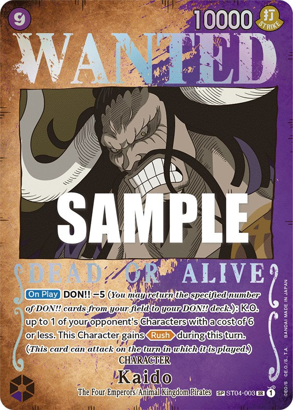 Kaido (Wanted Poster) [Pillars of Strength] | Good Games Modbury