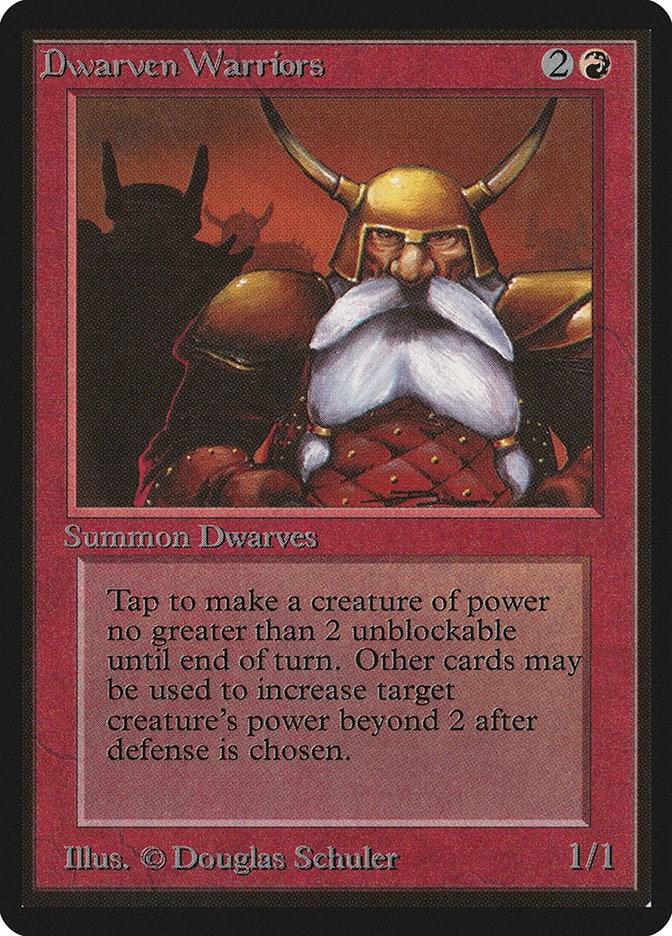 Dwarven Warriors 144/302 (Beta Edition)  | Good Games Modbury