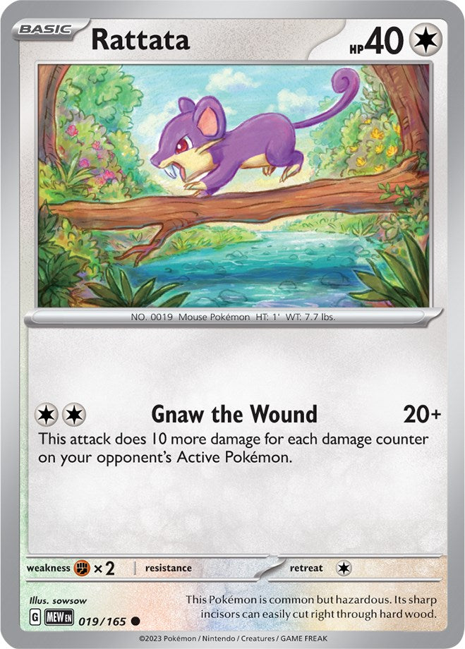 Rattata (019/165) [Scarlet & Violet: 151] | Good Games Modbury