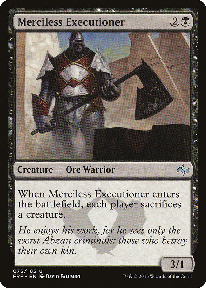 Merciless Executioner [Fate Reforged] | Good Games Modbury