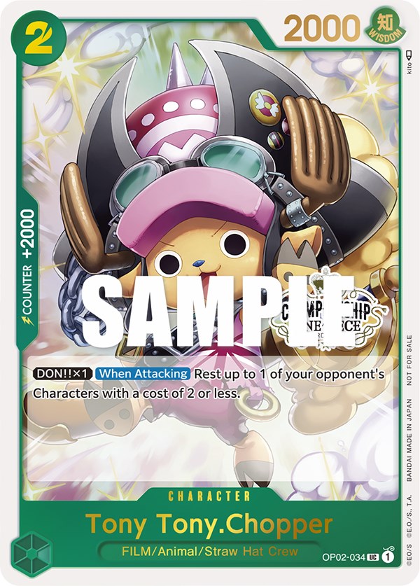 Tony Tony.Chopper (Store Championship Participation Pack) [One Piece Promotion Cards] | Good Games Modbury