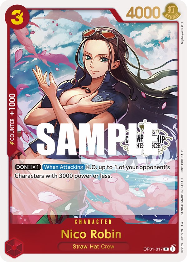 Nico Robin (Store Championship Participation Pack) [One Piece Promotion Cards] | Good Games Modbury