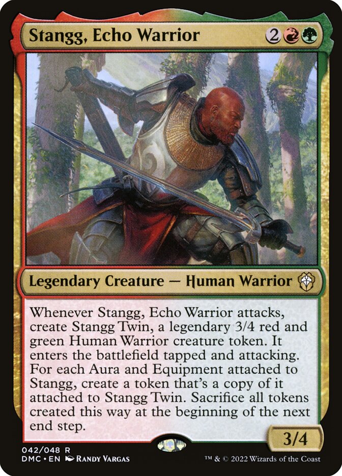 Stangg, Echo Warrior 42/50 (Commander: Dominaria United)  | Good Games Modbury