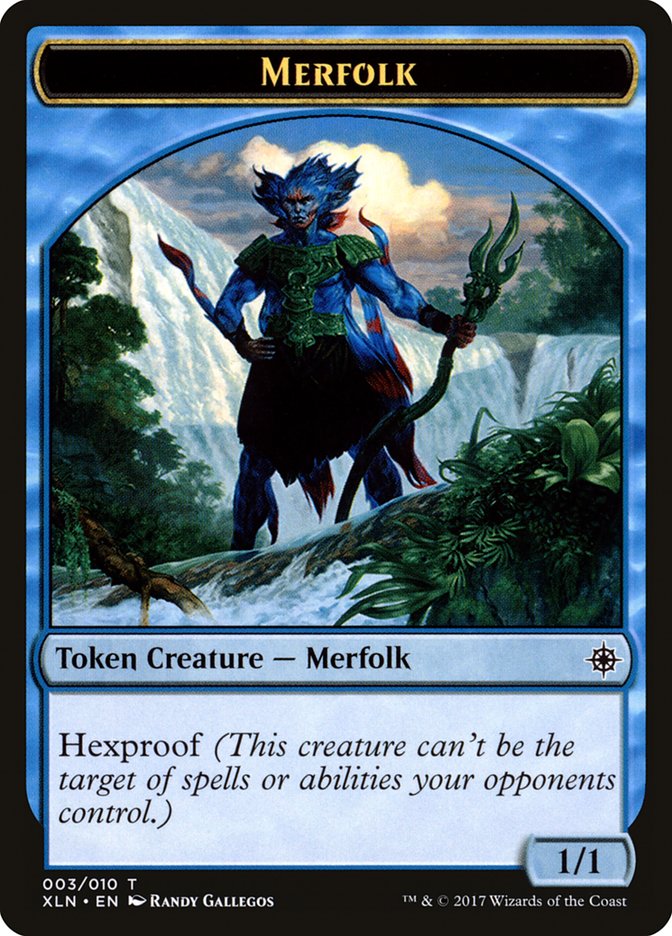 Merfolk Token [Ixalan Tokens] | Good Games Modbury