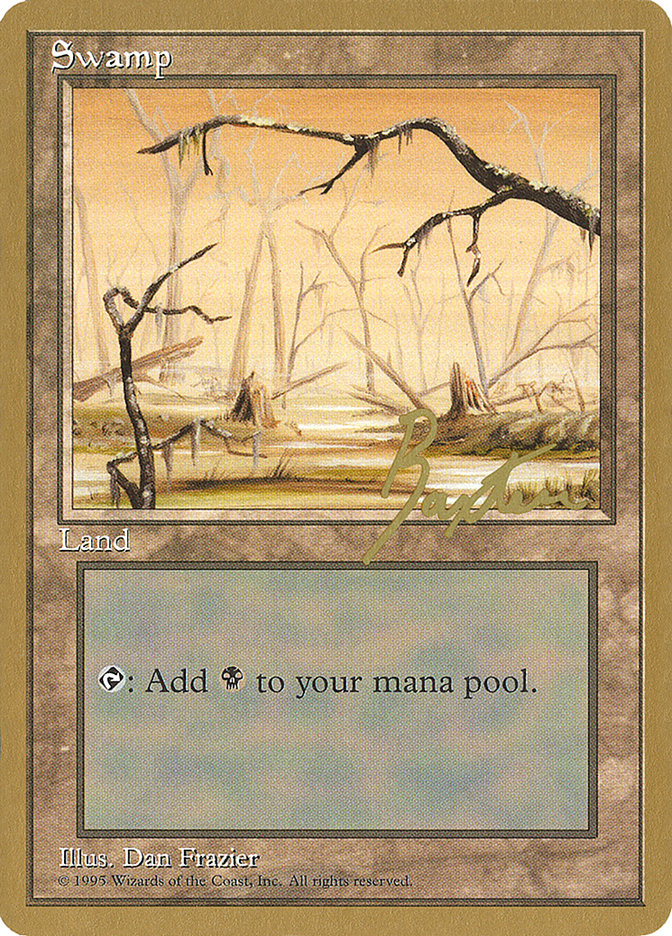 Swamp (gb370) (George Baxter) [Pro Tour Collector Set] | Good Games Modbury