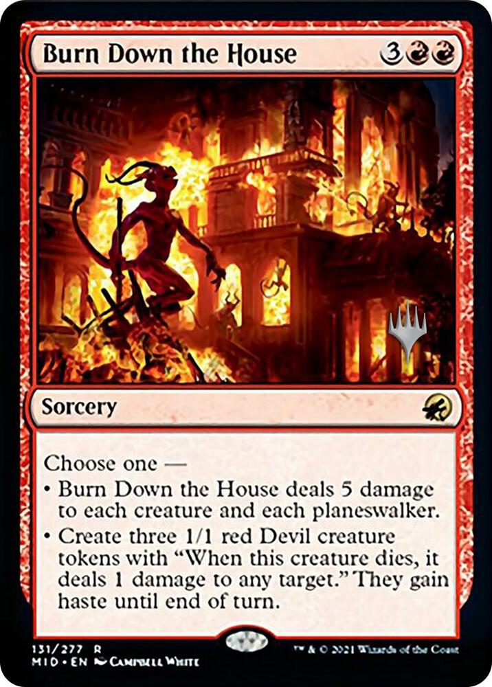 Burn Down the House 131 (Promo Pack: Innistrad: Midnight Hunt)  - Foil | Good Games Modbury