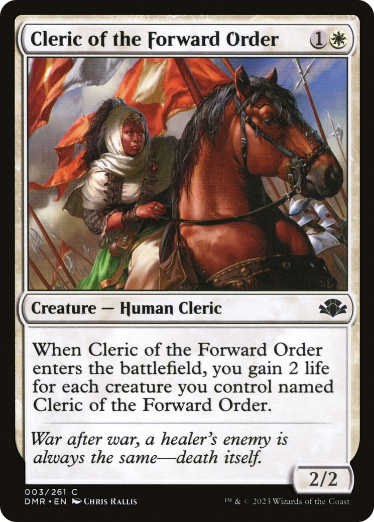 Cleric of the Forward Order [Dominaria Remastered] | Good Games Modbury