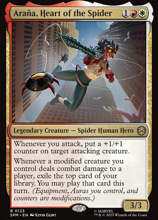 Araña, Heart of the Spider 123/198 (Marvel's Spider-Man)  - Foil | Good Games Modbury