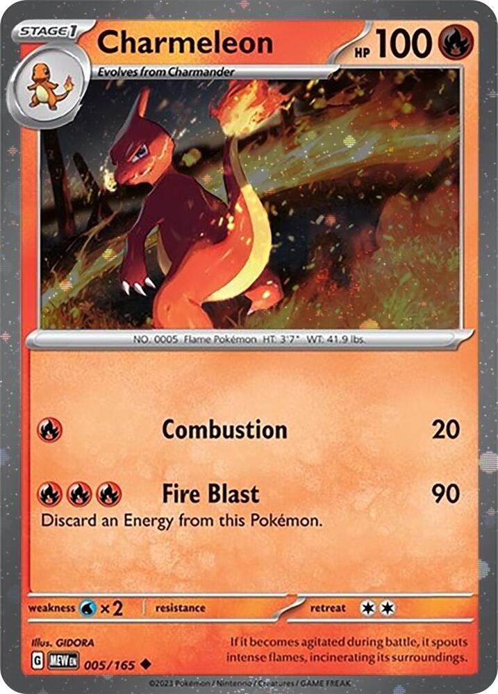 Charmeleon (005) (Cosmos Holo) [Scarlet & Violet: Black Star Promos] | Good Games Modbury