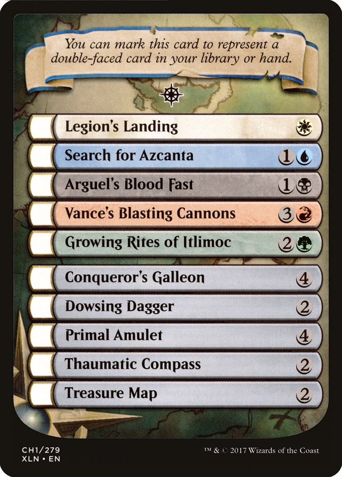 Ixalan Checklist [Ixalan Tokens] | Good Games Modbury