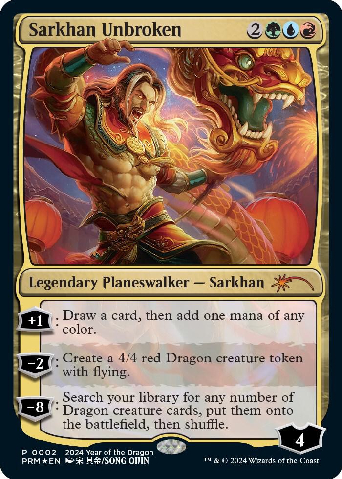 Sarkhan Unbroken 2/6 (Standard Showdown Promos)  - Foil | Good Games Modbury