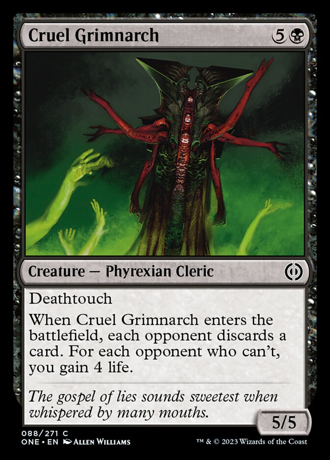 Cruel Grimnarch [Phyrexia: All Will Be One] | Good Games Modbury