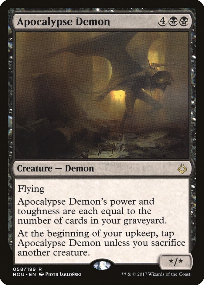 Apocalypse Demon 58/199 (Hour of Devastation)  - Foil | Good Games Modbury