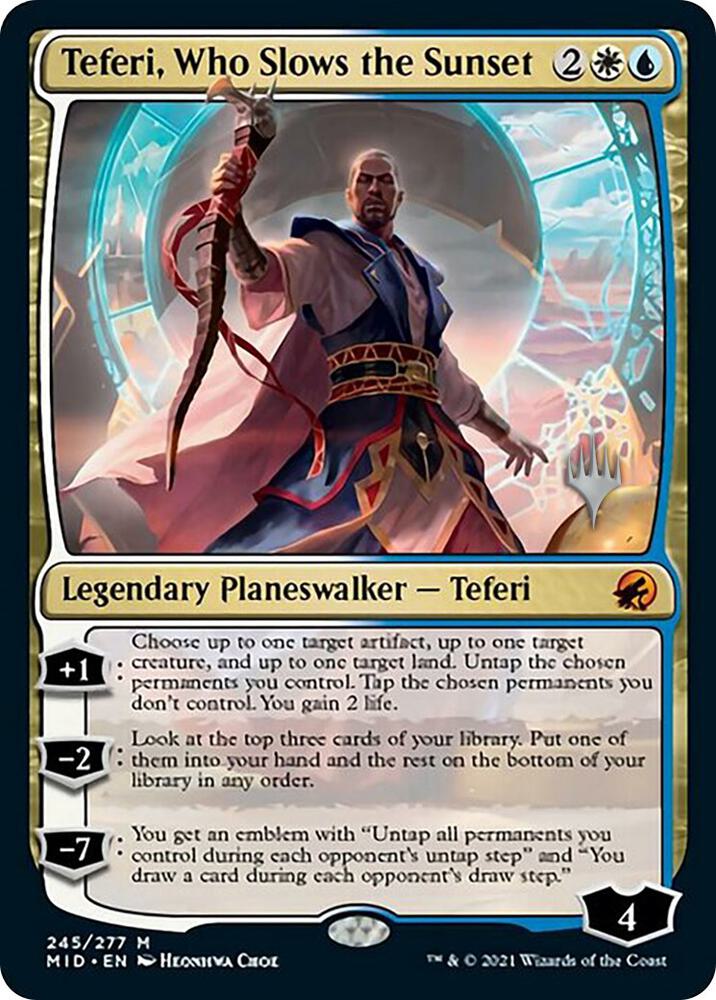 Teferi Who Slows the Sunset 245 (Promo Pack: Innistrad: Midnight Hunt)  | Good Games Modbury