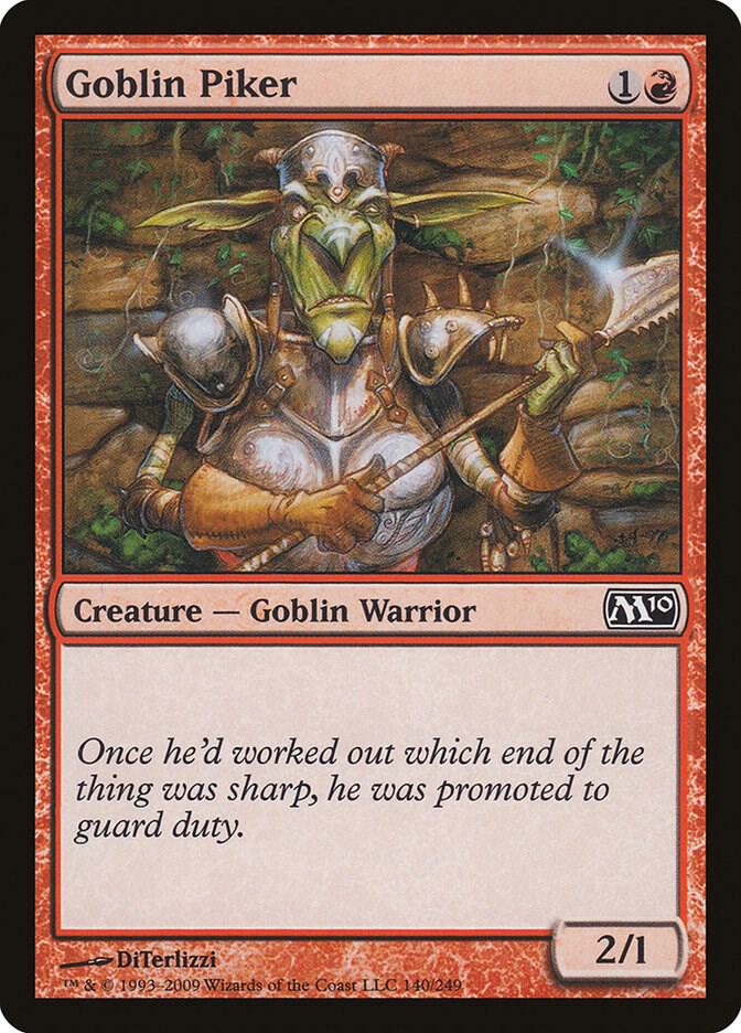 Goblin Piker 140/249 (Magic 2010 (M10))  - Foil | Good Games Modbury