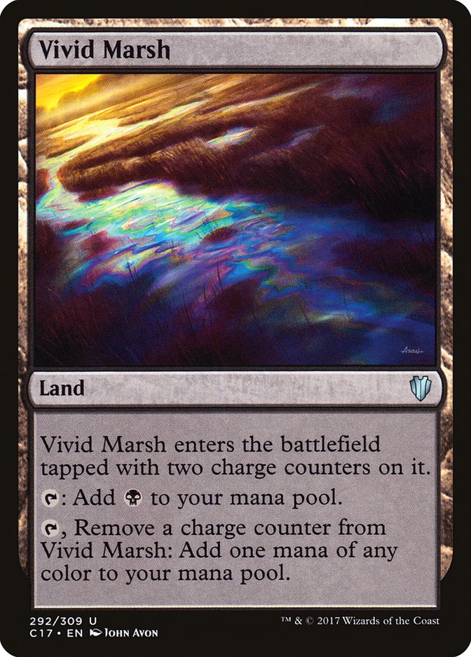 Vivid Marsh 292/309 (Commander 2017)  | Good Games Modbury