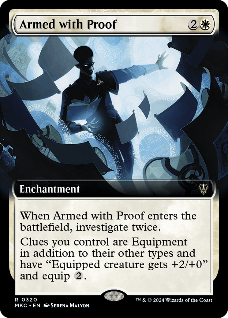 Armed with Proof (Extended Art) [Murders at Karlov Manor Commander] | Good Games Modbury