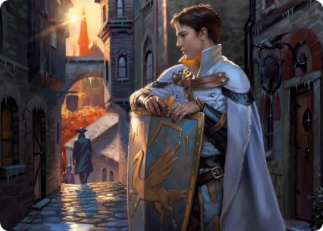 Dennick, Pious Apprentice Art Card [Innistrad: Midnight Hunt Art Series] | Good Games Modbury