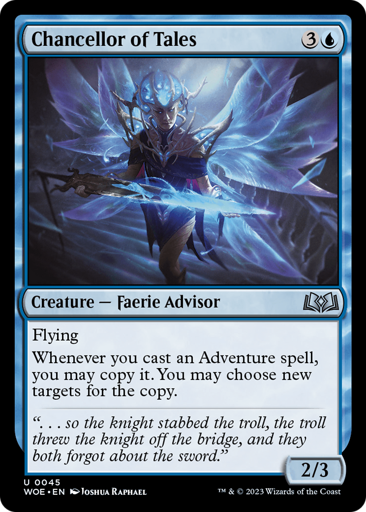 Chancellor of Tales [Wilds of Eldraine] | Good Games Modbury