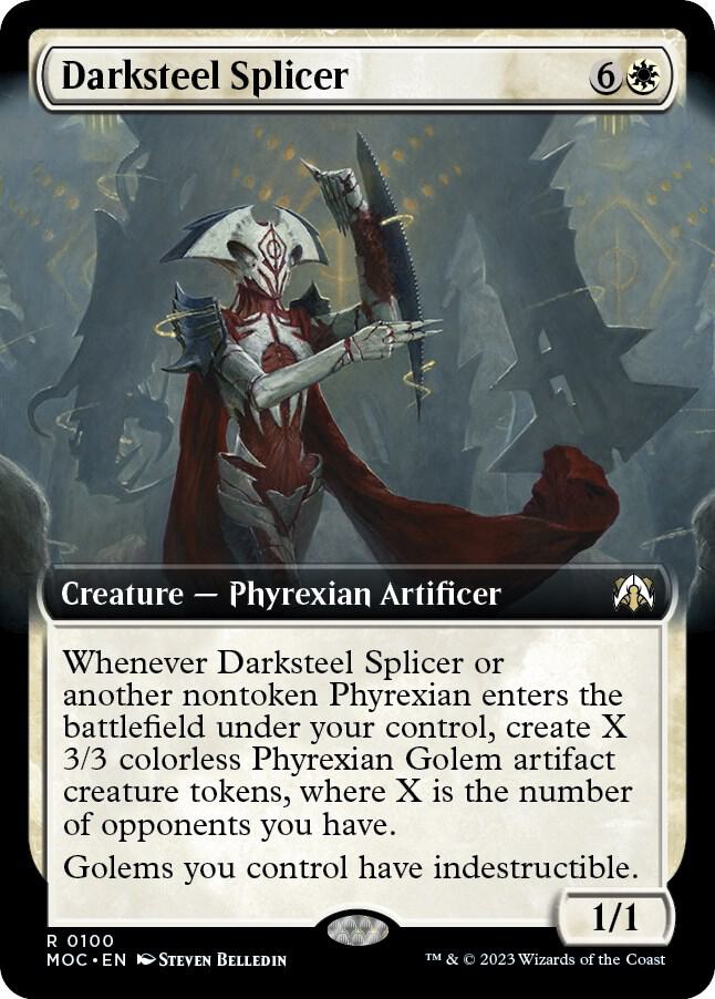 Darksteel Splicer 100/444 (Commander: March of the Machine)  - Extended Art | Good Games Modbury