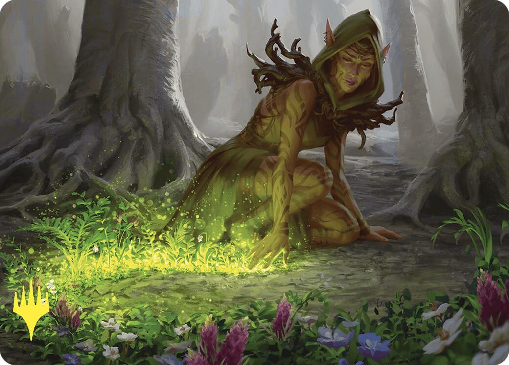 Skyshroud Claim Art Card (Gold-Stamped) [Commander Masters Art Series] | Good Games Modbury