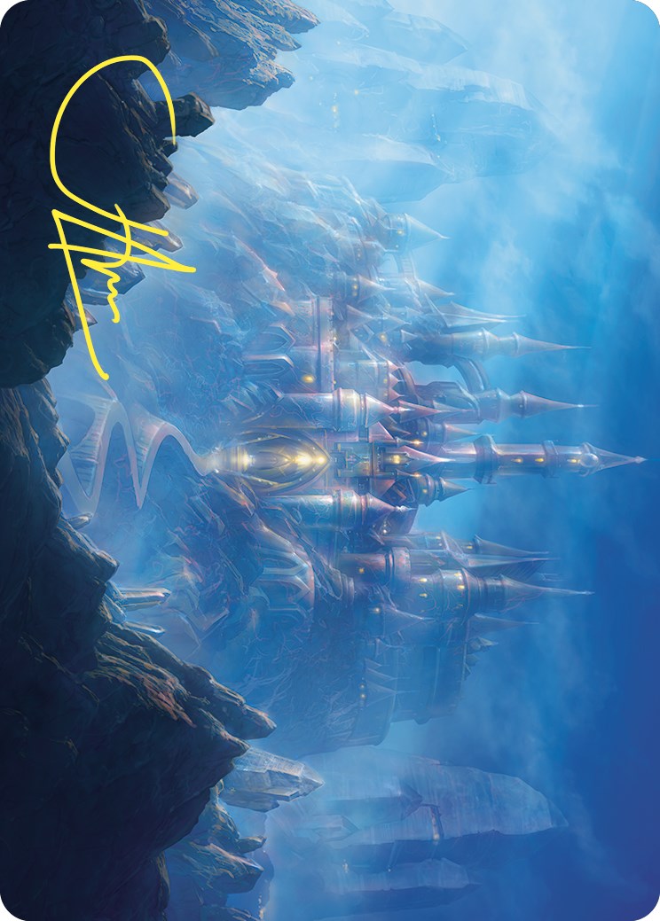 Opal Palace Art Card (Gold-Stamped Signature) [Commander Masters Art Series] | Good Games Modbury