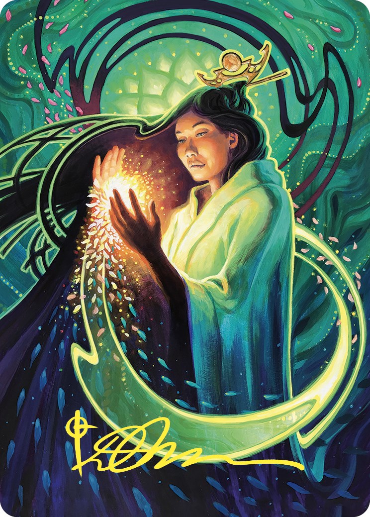 Obscuring Haze Art Card (Gold-Stamped Signature) [Commander Masters Art Series] | Good Games Modbury