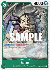 Raizo (Event Pack Vol. 2) [One Piece Promotion Cards] | Good Games Modbury