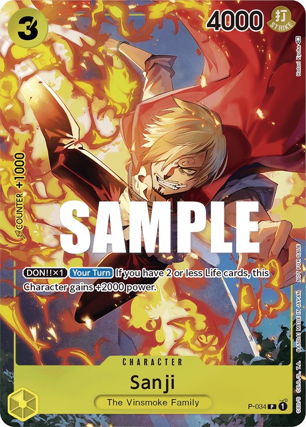 Sanji (Event Pack Vol. 2) [One Piece Promotion Cards] | Good Games Modbury