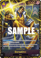 Borsalino (Championship 2023) [One Piece Promotion Cards] | Good Games Modbury