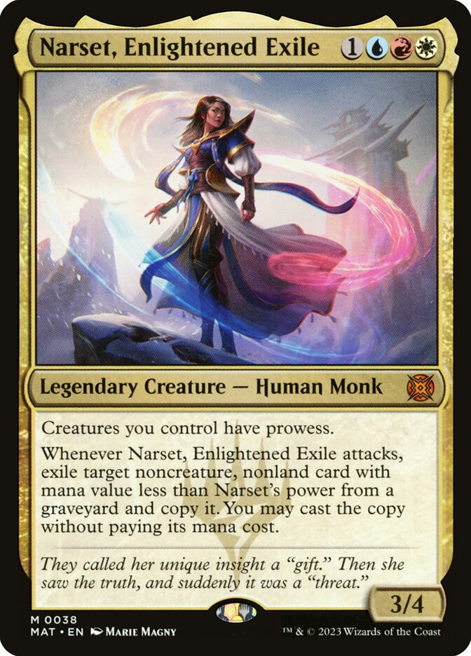 Narset, Enlightened Exile 38 (March of the Machine: The Aftermath)  - Foil | Good Games Modbury